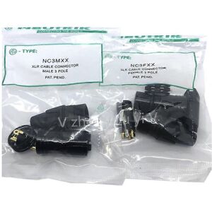 Unbranded (black, One size) 50pcs/bag 25PCS NC3MXX & 25PCS NC3FXX FOR NEUTRIK connector M Unbranded (black, One size) 50pcs/bag 25PCS NC3MXX & 25PCS NC3FXX FOR NEUTRIK connector M