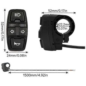 Unbranded (As show, One size) Electric Bike Scooter Light Switch Ebike Lamp and Horn Switc Unbranded (As show, One size) Electric Bike Scooter Light Switch Ebike Lamp and Horn Switc