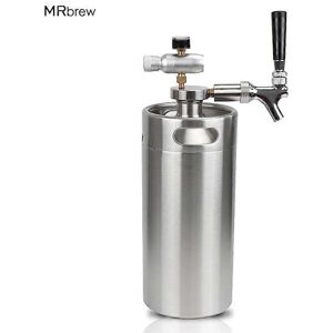Unbranded (As show, One size) 3.6L mini growler spears Beer Spear with Tap Faucet with CO2 Unbranded (As show, One size) 3.6L mini growler spears Beer Spear with Tap Faucet with CO2