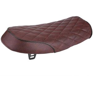 Unbranded (As show, One size) Motorcycle Cafe Racer Vintage PU Leather Flat Saddle Cushio Unbranded (As show, One size) Motorcycle Cafe Racer Vintage PU Leather Flat Saddle Cushio