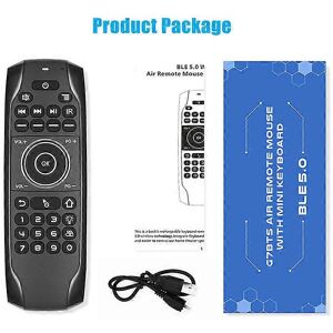Unbranded (As show, One size) G7 BTS5.0 Air Mouse Gyroscope Mini Keyboard Backlight Wirele Unbranded (As show, One size) G7 BTS5.0 Air Mouse Gyroscope Mini Keyboard Backlight Wirele