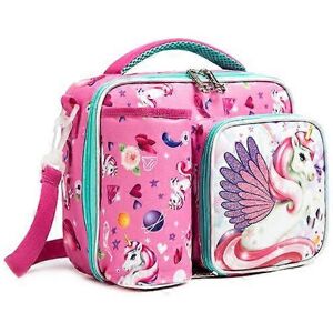 Unbranded (refer to photo3, One size) Kids Portable Lunch Bag Food Thermal Box for girls W Unbranded (refer to photo3, One size) Kids Portable Lunch Bag Food Thermal Box for girls W