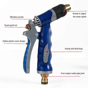 Unbranded (As show, One size) High Pressure Car Wash Water Gun 360 Degree Adjustable Press Unbranded (As show, One size) High Pressure Car Wash Water Gun 360 Degree Adjustable Press