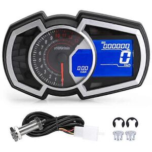 Unbranded (As show, One size) Motorcycle Speedometer Digital Odometer Mechanical LCD Displ Unbranded (As show, One size) Motorcycle Speedometer Digital Odometer Mechanical LCD Displ