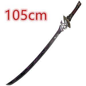 Unbranded (Sky Blade 100cm, One size) 1:1 Raiden Shogun Katana Schwert Genshin Auswirkunge Unbranded (Sky Blade 100cm, One size) 1:1 Raiden Shogun Katana Schwert Genshin Auswirkunge