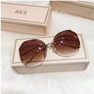 Gaatpot (C1) Fashion Rimless Sunglasses for Women/Men Colour Polygonal Large Frame Gradi Gaatpot (C1) Fashion Rimless Sunglasses for Women/Men Colour Polygonal Large Frame Gradi