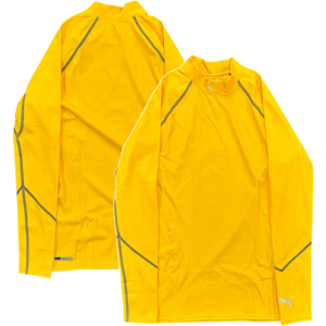(XL) Puma Men's Baselayer LS Yellow Top (XL) Puma Men's Baselayer LS Yellow Top