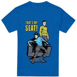 (XL, Royal Blue) Star Trek Mens My Seat T-Shirt (XL, Royal Blue) Star Trek Mens My Seat T-Shirt