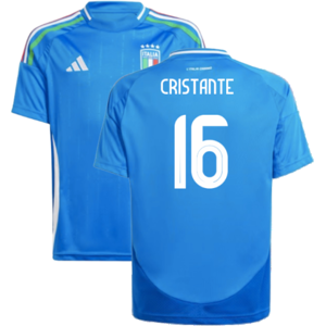 adidas (MB) 2024-2025 Italy Home Shirt (Kids) (CRISTANTE 16) adidas (MB) 2024-2025 Italy Home Shirt (Kids) (CRISTANTE 16)