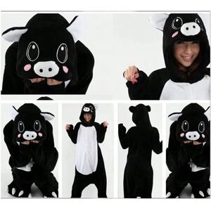 Gaatpot (Black Pig, 10T(Height 125-134CM) Adults Onesies Animal Pajamas Set Penguin Pand Gaatpot (Black Pig, 10T(Height 125-134CM) Adults Onesies Animal Pajamas Set Penguin Pand