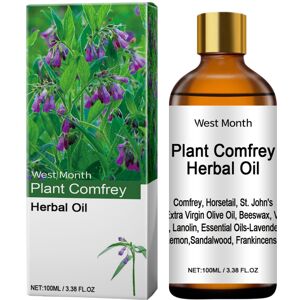 West&Month Herbal Comfrey Oil - Joint Care Essential Oil for Massage & Moisturizing - 100ml West&Month Herbal Comfrey Oil - Joint Care Essential Oil for Massage & Moisturizing - 100ml