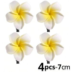 Gaatpot (4pcs-7cm) 1-10pcs Plumeria Flower Hair Clips For Women Hairpins Girls Side Bang Gaatpot (4pcs-7cm) 1-10pcs Plumeria Flower Hair Clips For Women Hairpins Girls Side Bang