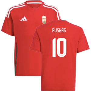adidas (MB) 2024-2025 Hungary Home FAN Shirt (Kids) (PUSKAS 10) adidas (MB) 2024-2025 Hungary Home FAN Shirt (Kids) (PUSKAS 10)
