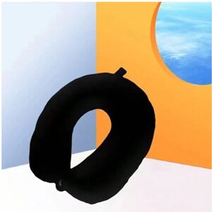 Gaatpot (black) Simple fashion plush U-shaped pillow driving travel neck pillow nap pill Gaatpot (black) Simple fashion plush U-shaped pillow driving travel neck pillow nap pill