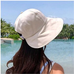 Gaatpot (Beige) Summer Foldable Wide Brim Sunhat Women Sun Hats Adjustable Outdoor Beach Gaatpot (Beige) Summer Foldable Wide Brim Sunhat Women Sun Hats Adjustable Outdoor Beach