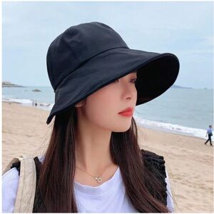 Gaatpot (black) Summer Foldable Wide Brim Sunhat Women Sun Hats Adjustable Outdoor Beach Gaatpot (black) Summer Foldable Wide Brim Sunhat Women Sun Hats Adjustable Outdoor Beach