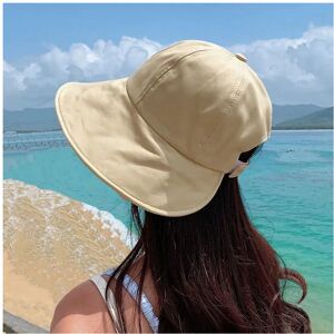 Gaatpot (Khaki) Summer Foldable Wide Brim Sunhat Women Sun Hats Adjustable Outdoor Beach Gaatpot (Khaki) Summer Foldable Wide Brim Sunhat Women Sun Hats Adjustable Outdoor Beach