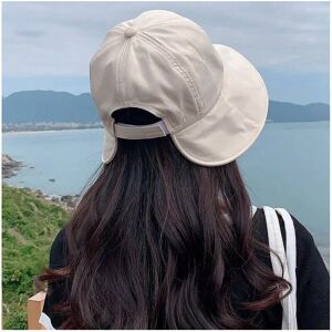 Gaatpot (Beige) Foldable Summer Wide Brim Sunhat Women Sun Hats Adjustable Outdoor Beach Gaatpot (Beige) Foldable Summer Wide Brim Sunhat Women Sun Hats Adjustable Outdoor Beach