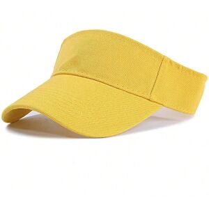 Gaatpot (Yellow, 54-60cm) Summer Sun Hats Men Women Cotton Adjustable Visor UV Protectio Gaatpot (Yellow, 54-60cm) Summer Sun Hats Men Women Cotton Adjustable Visor UV Protectio