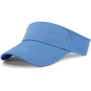 Gaatpot (Light Blue, 54-60cm) Summer Sun Hats Men Women Cotton Adjustable Visor UV Prote Gaatpot (Light Blue, 54-60cm) Summer Sun Hats Men Women Cotton Adjustable Visor UV Prote