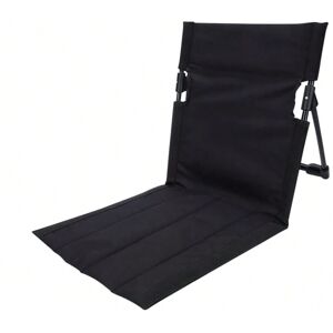 Gaatpot (black) 1pc Foldable Camping Chair Outdoor Garden Park Single Lazy Chair Backres Gaatpot (black) 1pc Foldable Camping Chair Outdoor Garden Park Single Lazy Chair Backres
