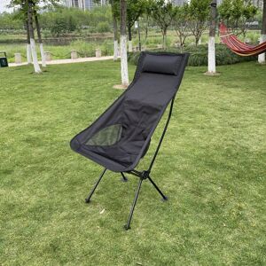 Gaatpot (black) Outdoor Portable Camping Chair Oxford Cloth Folding Lengthen Camping Sea Gaatpot (black) Outdoor Portable Camping Chair Oxford Cloth Folding Lengthen Camping Sea