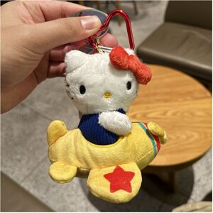 Unbranded Hello Sanrio Kitty Airplane Cartoon Plush Toy Pendant For Travel Bag Gift And Unbranded Hello Sanrio Kitty Airplane Cartoon Plush Toy Pendant For Travel Bag Gift And