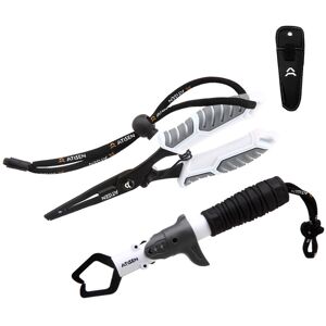 Unbranded (White and gray) Fishing Pliers and Fish Gripper Set – 2PCS Stainless Steel Lure Unbranded (White and gray) Fishing Pliers and Fish Gripper Set – 2PCS Stainless Steel Lure