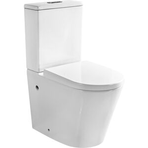 Dirty Pro Tools (Wc Round) Bathroom Toilet WC Unit Pan Soft Close Seat White Gloss Close-Coupled Dirty Pro Tools (Wc Round) Bathroom Toilet WC Unit Pan Soft Close Seat White Gloss Close-Coupled