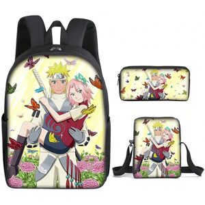 Gaatpot (5) School Children Anime Naruto Backpack for Boys Students 3 Pcs Set School Bag Gaatpot (5) School Children Anime Naruto Backpack for Boys Students 3 Pcs Set School Bag