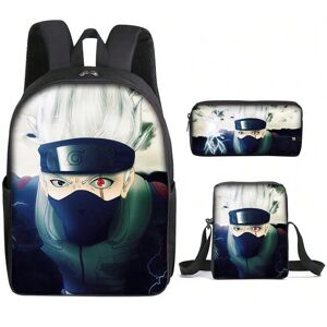 Gaatpot (8) School Children Anime Naruto Backpack for Boys Students 3 Pcs Set School Bag Gaatpot (8) School Children Anime Naruto Backpack for Boys Students 3 Pcs Set School Bag
