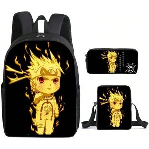 Gaatpot (6) School Children Anime Naruto Backpack for Boys Students 3 Pcs Set School Bag Gaatpot (6) School Children Anime Naruto Backpack for Boys Students 3 Pcs Set School Bag