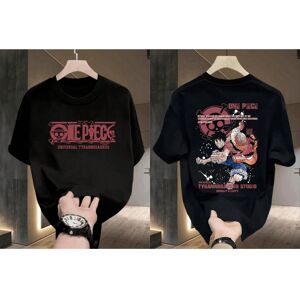 Gaatpot (black1, XL) Bandai Genuine High-quality Animation ONE PIECE Luffy Short Sleeves Gaatpot (black1, XL) Bandai Genuine High-quality Animation ONE PIECE Luffy Short Sleeves
