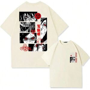 Gaatpot (3, 90) Naruto Animation Derivatives T-shirt Uchiha Madara Sharingan Printing Me Gaatpot (3, 90) Naruto Animation Derivatives T-shirt Uchiha Madara Sharingan Printing Me