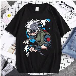 Gaatpot (1, 140) Naruto Animation Derivatives Hatake Kakashi Printed Short Sleeve T-Shir Gaatpot (1, 140) Naruto Animation Derivatives Hatake Kakashi Printed Short Sleeve T-Shir
