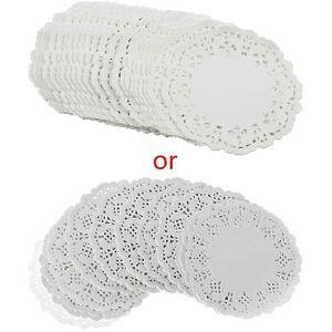 FURTALK (3.5 inches, One size) 200 Pcs White Lace Round Paper Doilies Cake Packaging Pad FURTALK (3.5 inches, One size) 200 Pcs White Lace Round Paper Doilies Cake Packaging Pad