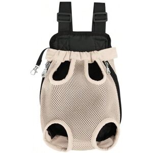 Gaatpot (Apricot, S) Double Shoulder Breathable Portable Travel Pet Dog Carrier Backpack Gaatpot (Apricot, S) Double Shoulder Breathable Portable Travel Pet Dog Carrier Backpack