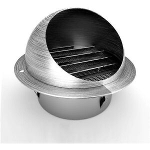 Unbranded (As show, One size) 304 Thickened Stainless Steel Round Bullnose Ventilation Gri Unbranded (As show, One size) 304 Thickened Stainless Steel Round Bullnose Ventilation Gri