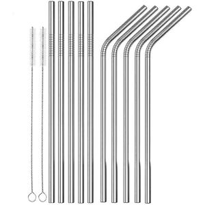 Unbranded (As show, One size) 10pcs Inox Straw, 265mm Reusable Stainless Steel Straw With Unbranded (As show, One size) 10pcs Inox Straw, 265mm Reusable Stainless Steel Straw With
