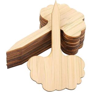 Unbranded (As show, One size) 60 Pcs Bamboo Plant Labels,Garden Plant Labels Tree Shape St Unbranded (As show, One size) 60 Pcs Bamboo Plant Labels,Garden Plant Labels Tree Shape St