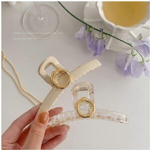 Unbranded (As show, One size) 2 Pices Coiffure Femme Griffe Femme Pince Requin Acrylique P Unbranded (As show, One size) 2 Pices Coiffure Femme Griffe Femme Pince Requin Acrylique P