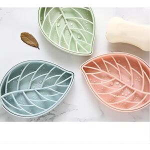 Unbranded (As show, One size) 3 Colors Soap Dish With Drainage Tray, Stylish Soap Dish For Unbranded (As show, One size) 3 Colors Soap Dish With Drainage Tray, Stylish Soap Dish For