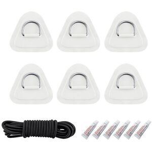 Unbranded (As show, One size) 1 Set D Ring Pad Pvc Patch Boat Deck Rigging 2.5m Elastic Bu Unbranded (As show, One size) 1 Set D Ring Pad Pvc Patch Boat Deck Rigging 2.5m Elastic Bu
