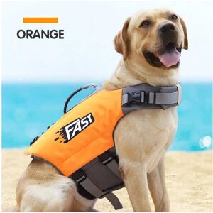 Gaatpot (Orange, M) Pet Swimming Life Jacket Safety Vest for Dog in Summer Fashion Adjus Gaatpot (Orange, M) Pet Swimming Life Jacket Safety Vest for Dog in Summer Fashion Adjus