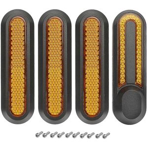 Unbranded (As show, One size) 4pcs plastic wheel cover with reflective strips for xiaomi m Unbranded (As show, One size) 4pcs plastic wheel cover with reflective strips for xiaomi m