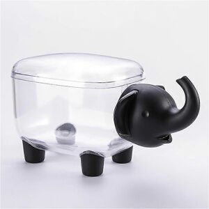 Unbranded (As show, One size) (black elephant) Elephant shaped toothpick and cotton swab h Unbranded (As show, One size) (black elephant) Elephant shaped toothpick and cotton swab h