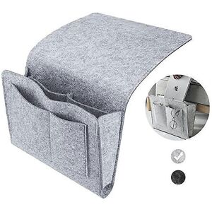 Unbranded (As show, One size) Felt bedside storage hanging bag (light gray), bedside stora Unbranded (As show, One size) Felt bedside storage hanging bag (light gray), bedside stora