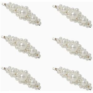 Unbranded (As show, One size) 6 pearl hair clips Elegant pearl hair, sparkling pearl hair Unbranded (As show, One size) 6 pearl hair clips Elegant pearl hair, sparkling pearl hair