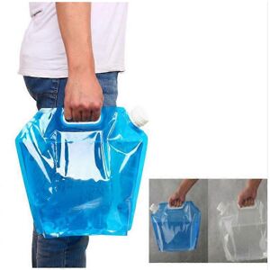 Unbranded (Bleu, One size) 3pcs 5L large capacity water bag sports handheld folding water Unbranded (Bleu, One size) 3pcs 5L large capacity water bag sports handheld folding water