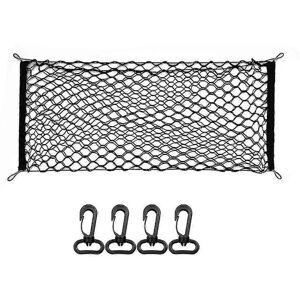 Unbranded (As show, One size) Car Luggage Net 110*40 Double Standing Net Adjustable Elasti Unbranded (As show, One size) Car Luggage Net 110*40 Double Standing Net Adjustable Elasti